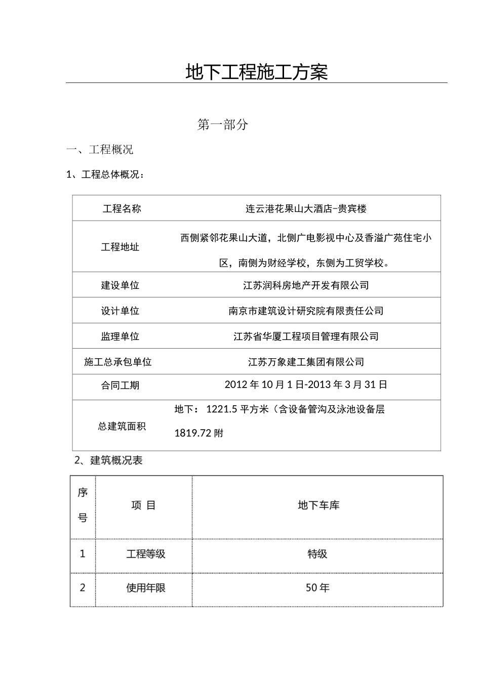 地下施工方案_第1页