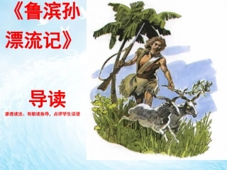 《鲁滨孙漂流记》公开课导读课件123