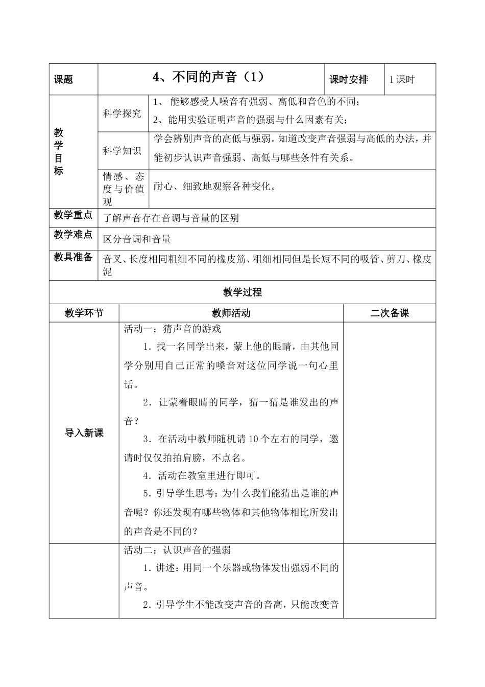 不同的声音（）_第1页