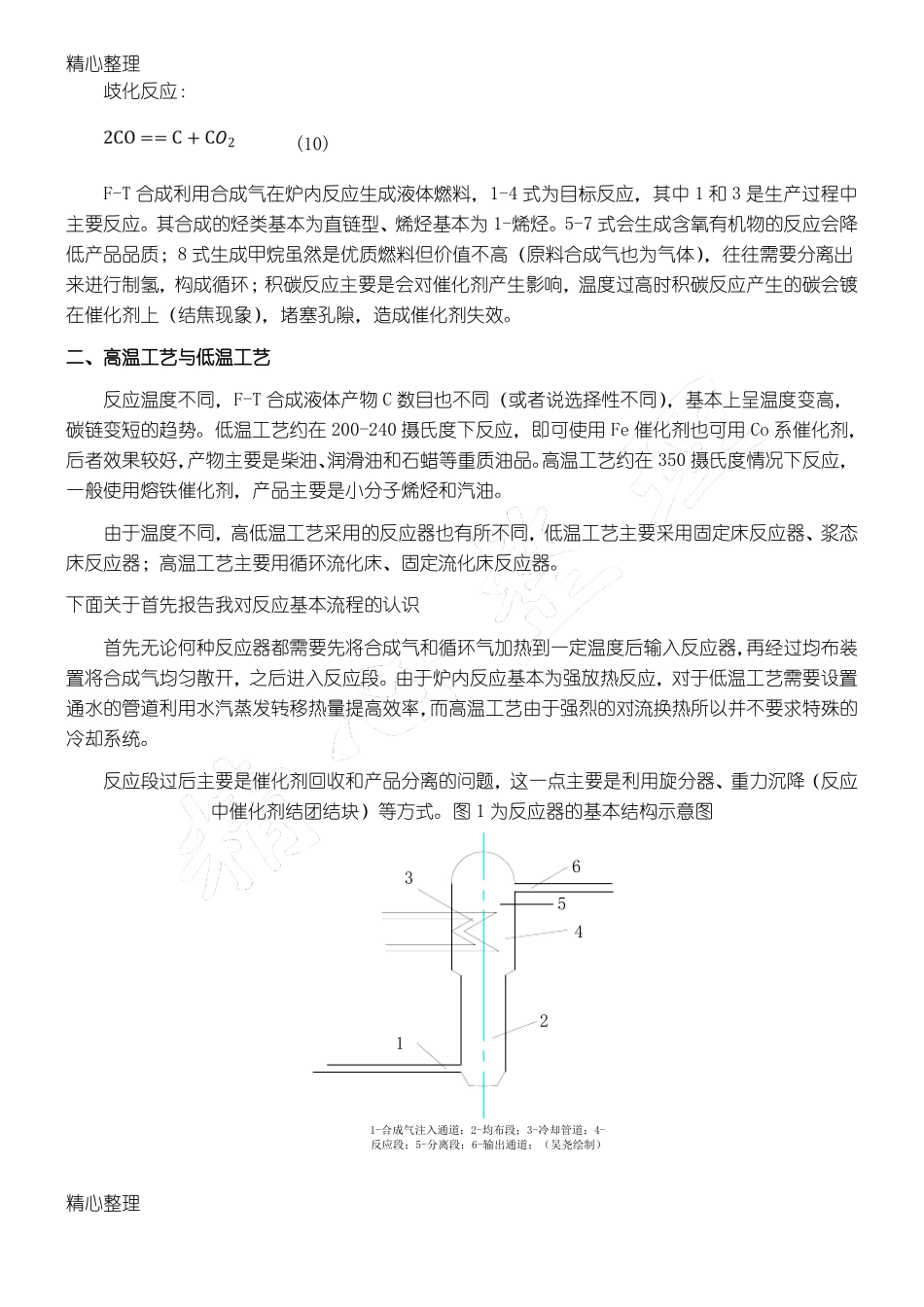 费托合成工艺学习报告本科_第2页