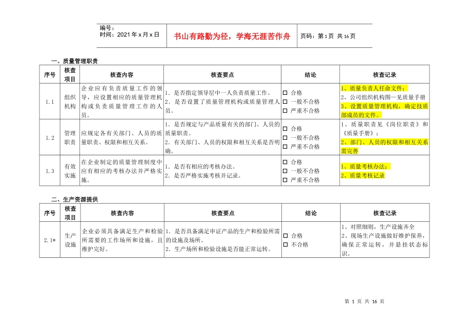 铅酸蓄电池产品生产许可证实施细则对照表_第1页
