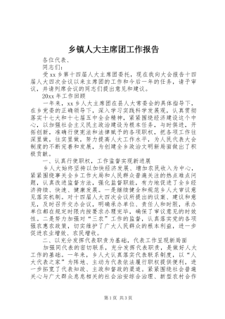乡镇人大主席团工作报告 (13)