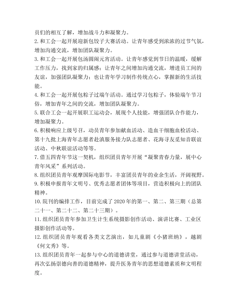 中心团支部年终工作总结 _第3页