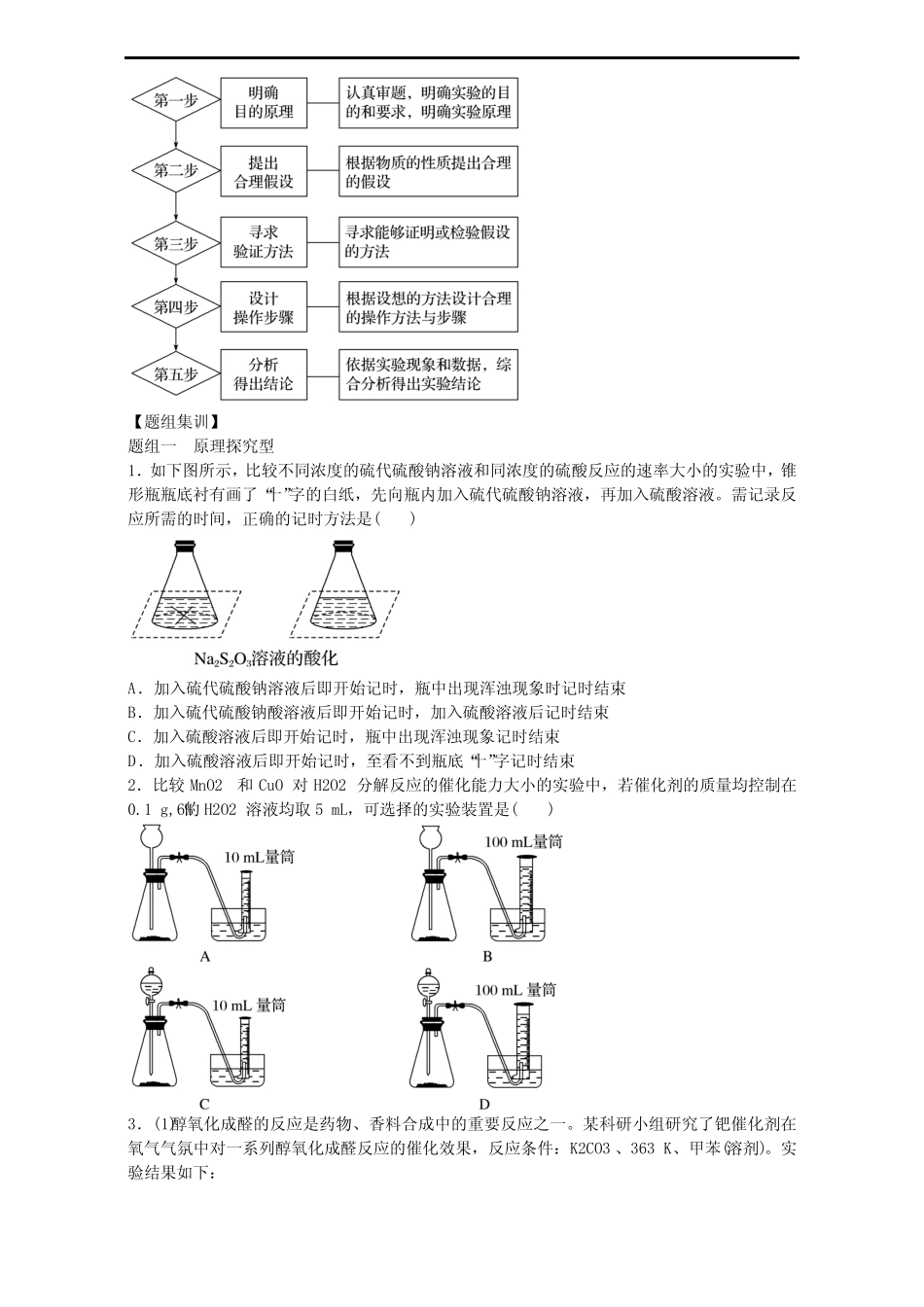 高考化学2017届二轮整合专题15 实验方案的设计与评价_第2页