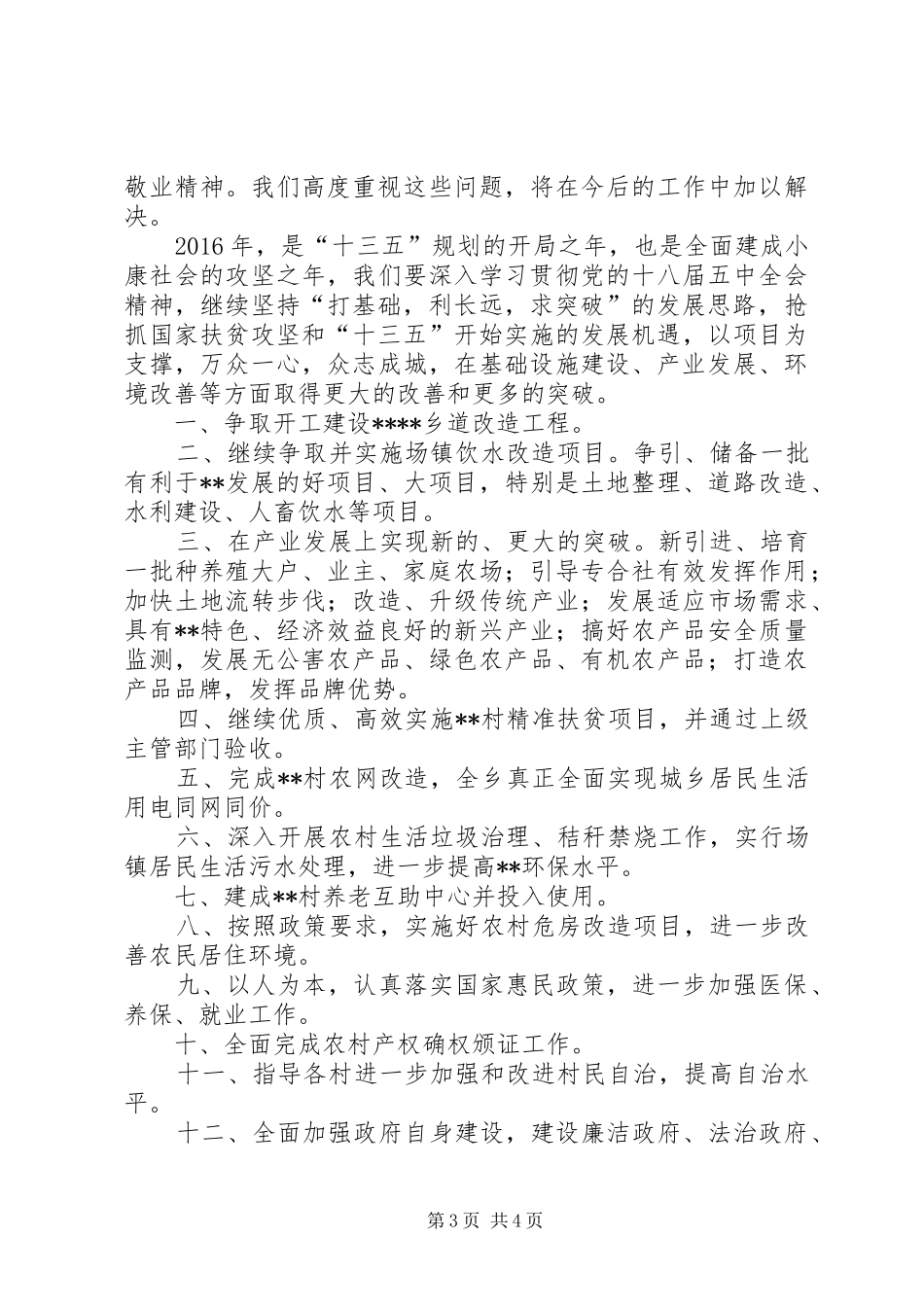 乡政府工作报告 (18)_第3页