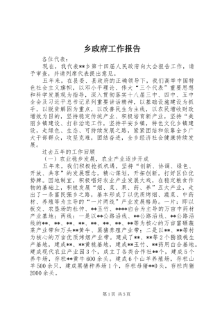 乡政府工作报告 (15)