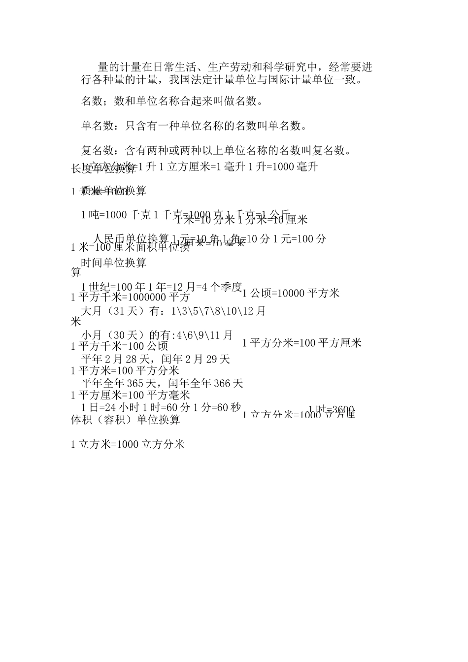 小学数学常用的数量关系式_第2页