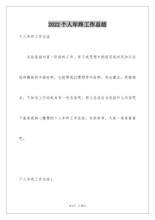 2022个人年终工作总结_436