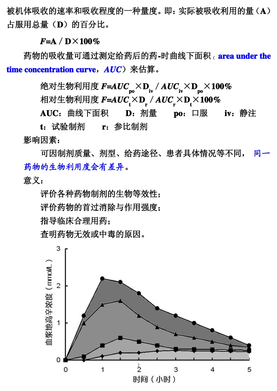 药动学基本参数及概念_第2页