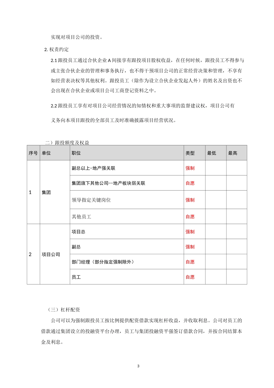 员工跟投管理制度_第3页