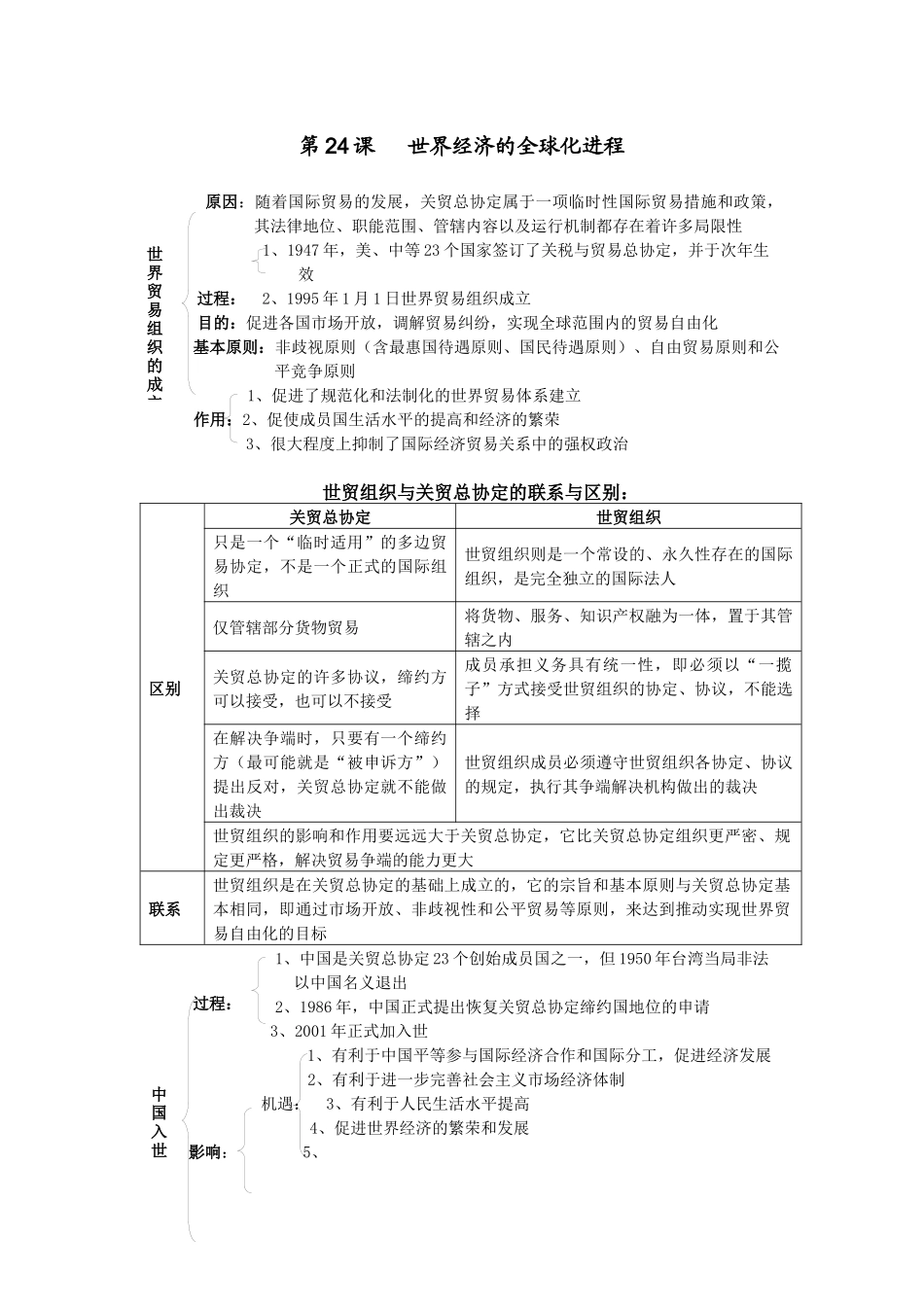 世界经济的全球化进程_第1页