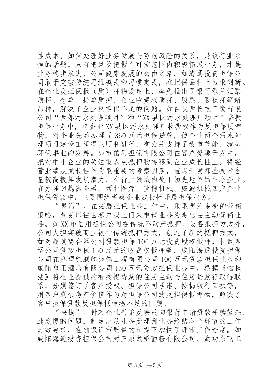 中小企业信用担保机构体系建设情况汇报_第3页