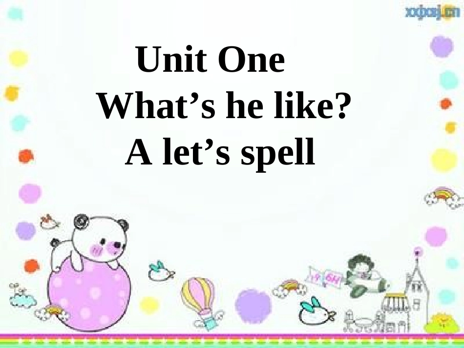 新pep_五年级上册英语_Unit1_Let's_spell_第1页