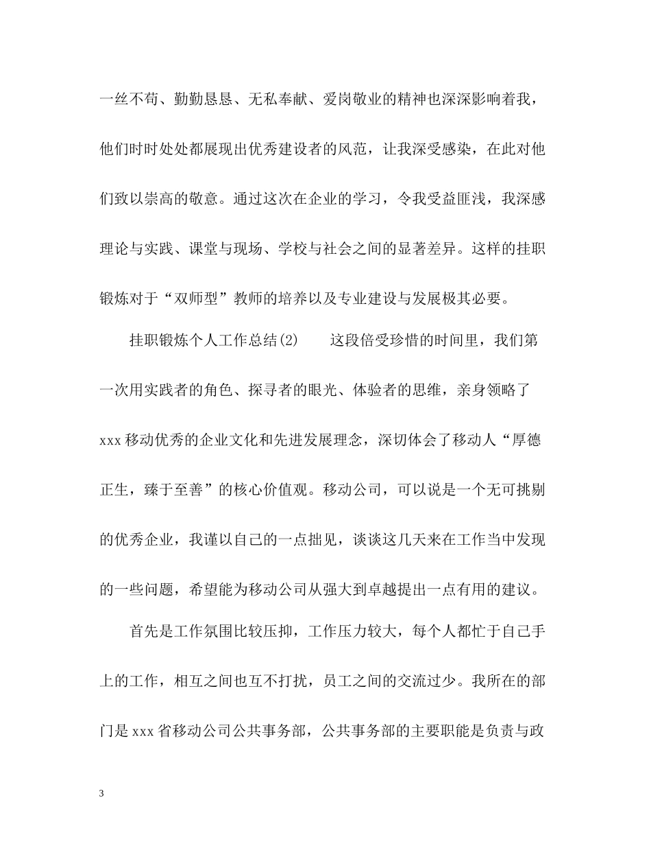 挂职锻炼个人工作总结_第3页