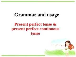 现在完成时和现在完成进行时的区别