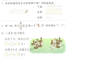 一年级下册总复习题集锦1