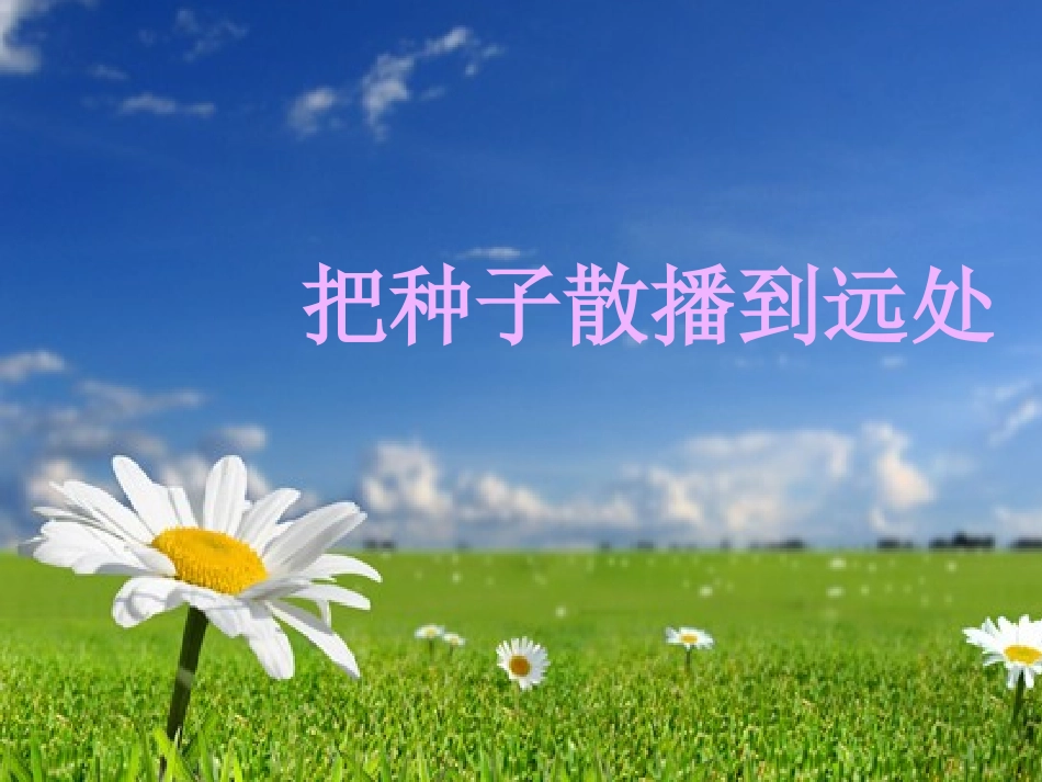 把种子散播到远处_第1页