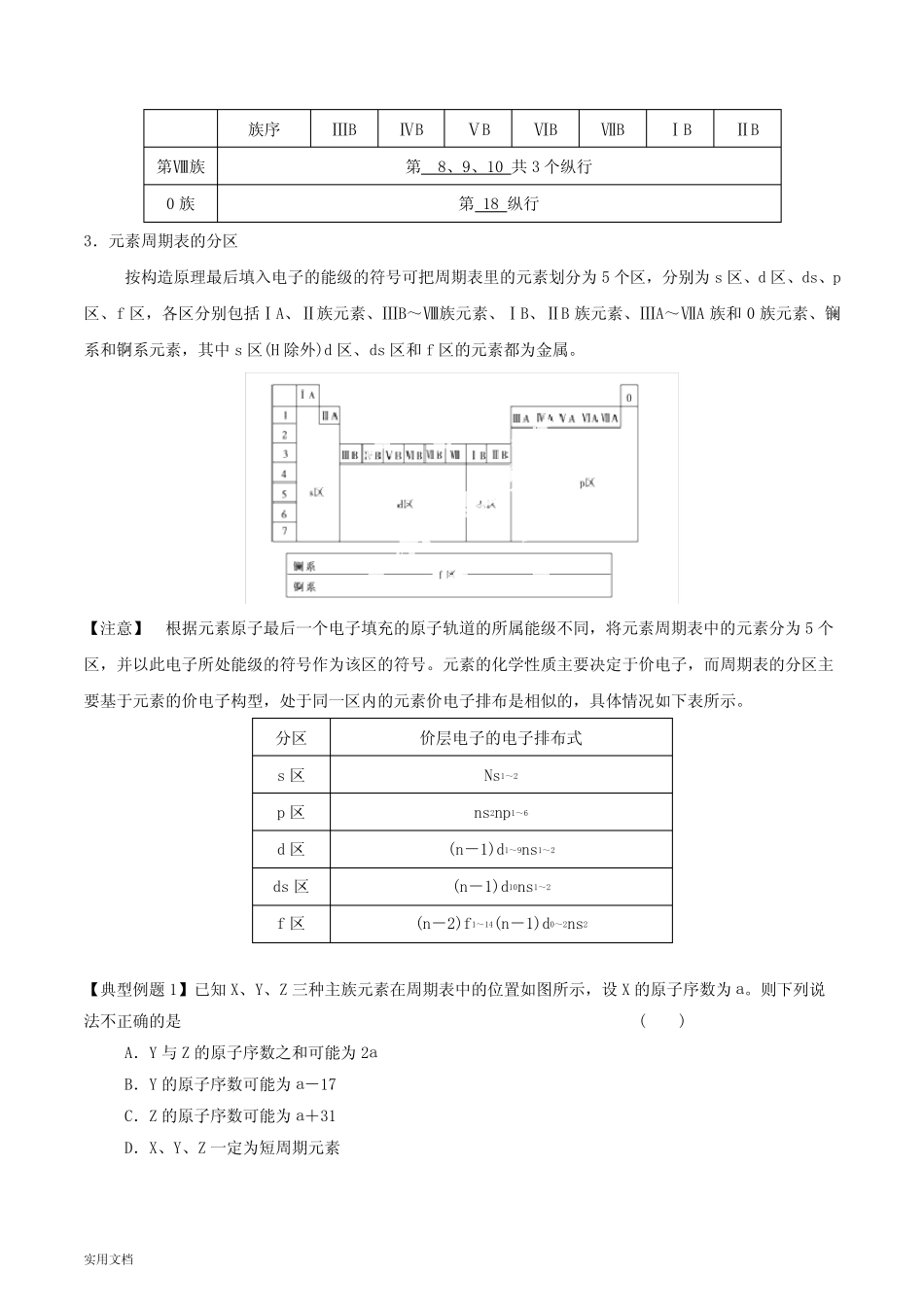 2021-2022年高考化学一轮复习 专题6.2 元素周期表和元素周期律讲案(含..._第2页