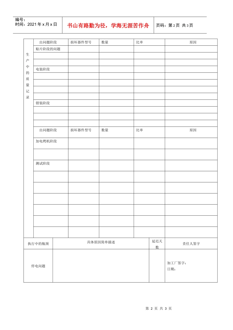 QR-CP-004-B 生产进度跟踪表_第2页
