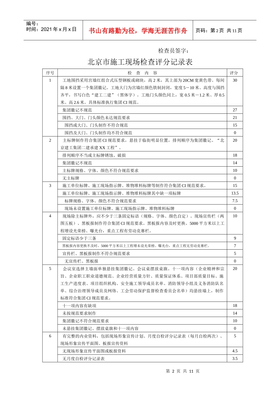 施工现场形象宣传内业_第2页