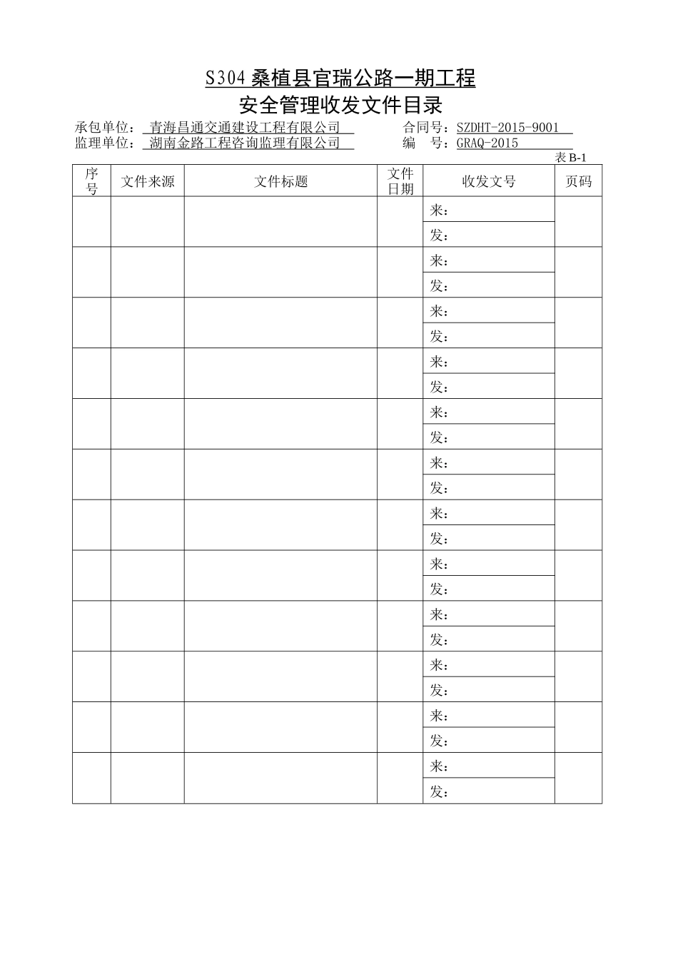 (附录B-C)S304桑植县官瑞公路现场安全管理标准化表格XXXX_第3页