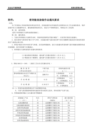 密闭舱室涂装作业通风工艺