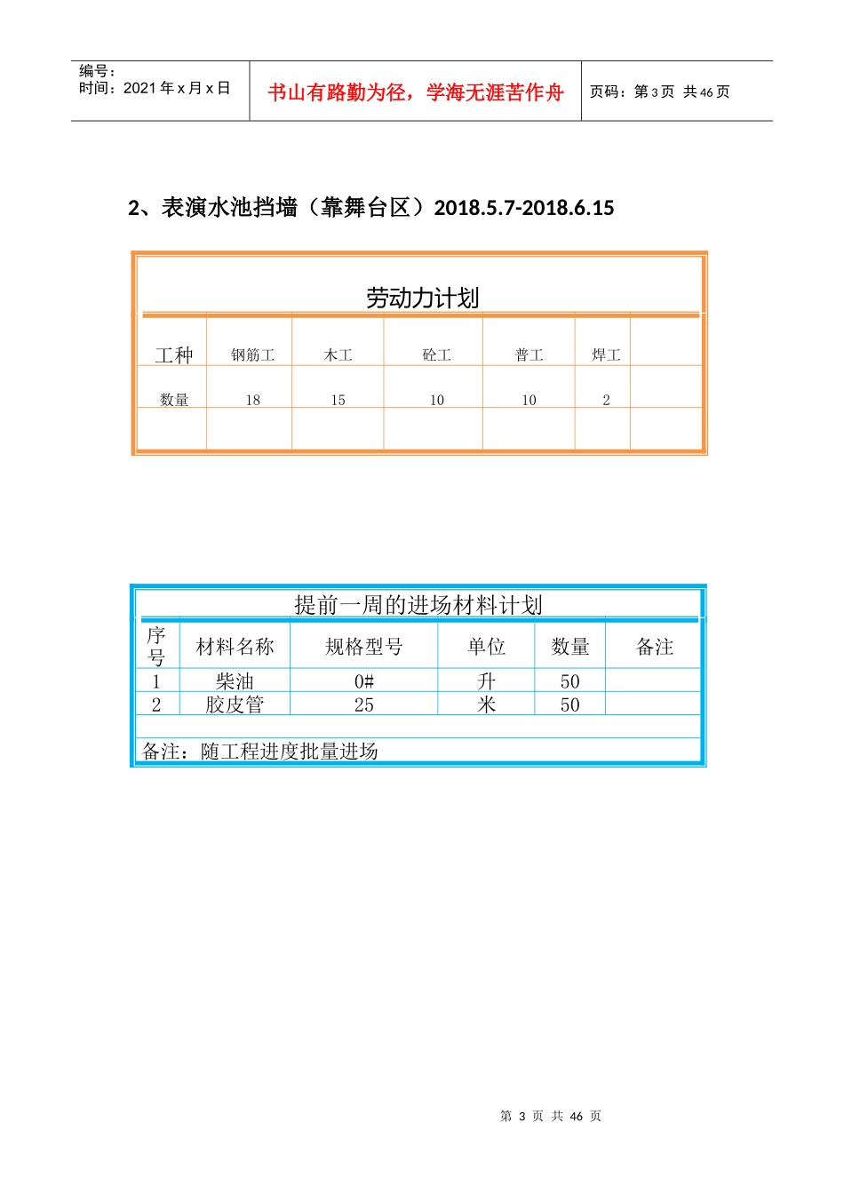 某文化展示中心土建施工作业方案_第3页