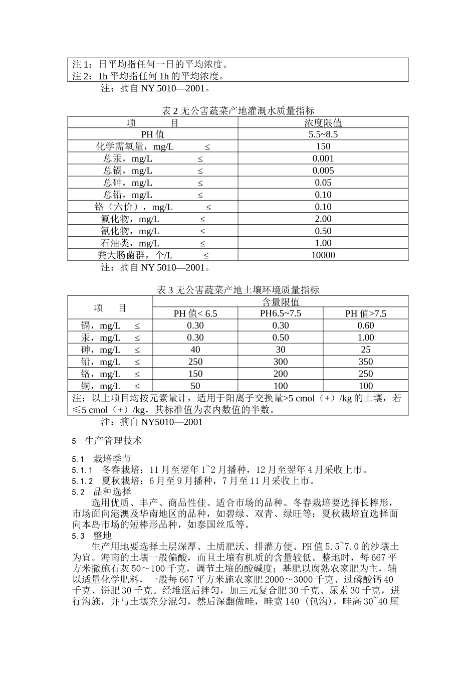 无公害食品棱丝瓜生产技术规程(doc 7页)_第2页