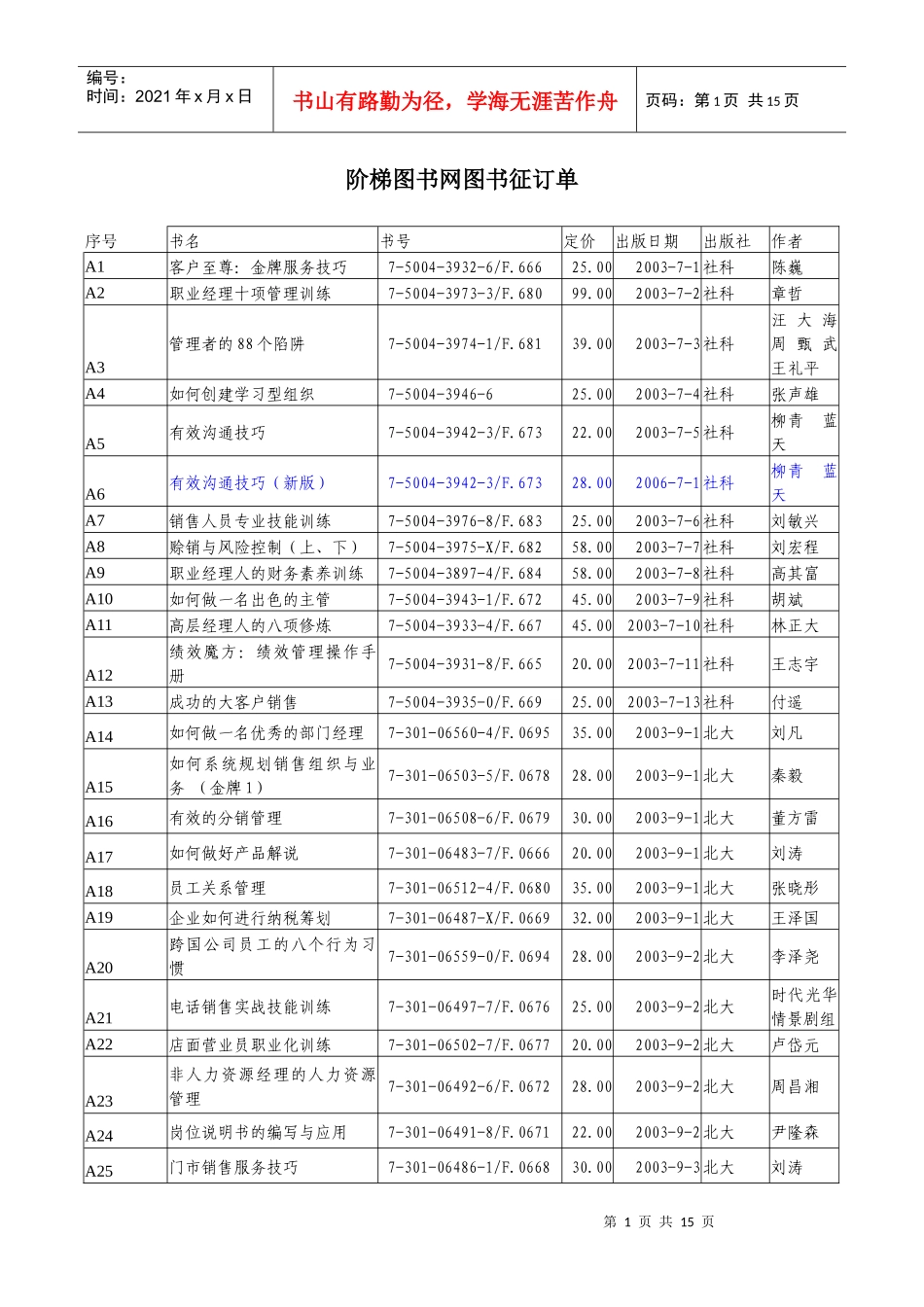 最新生产管理类图书目录doc_第1页
