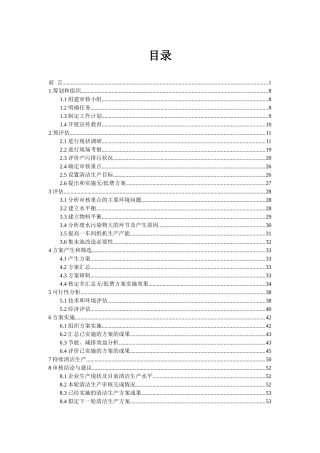 某纸业清洁生产审核报告