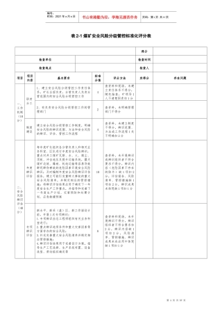 生产标准化表格A3格式
