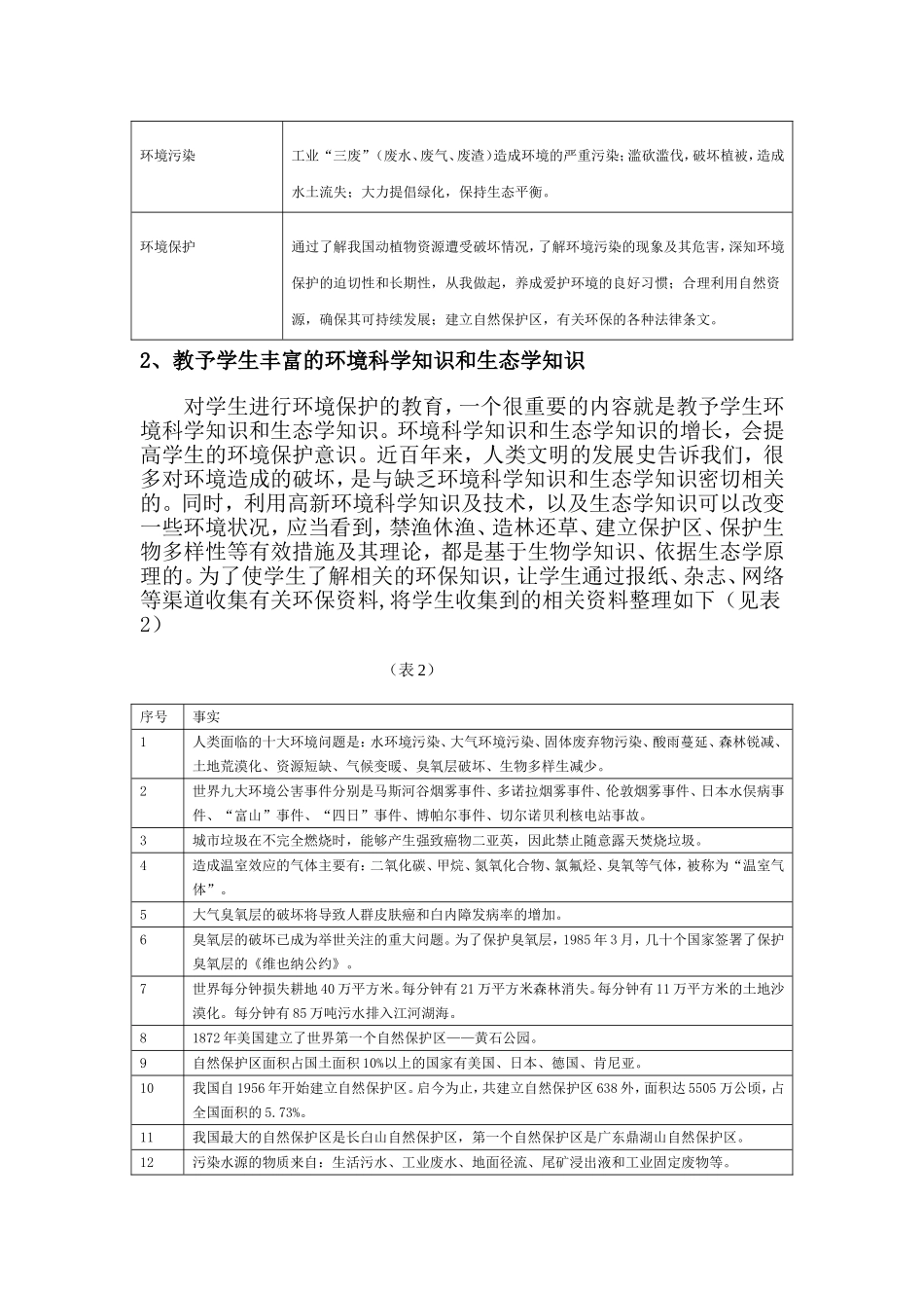 谈生物学教学与环境教育_第2页