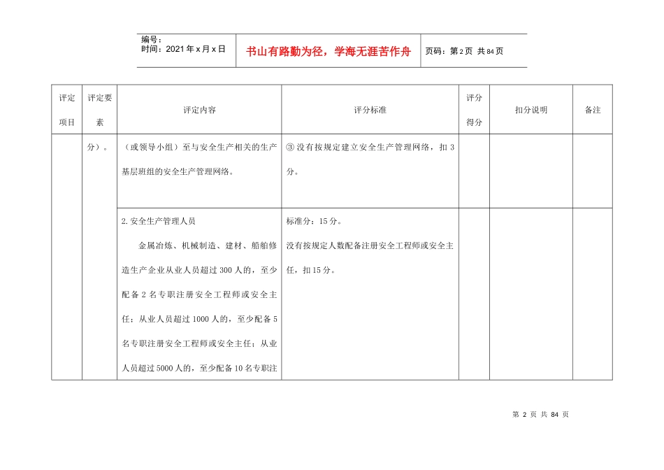 广州市工业企业安全生产标准化评定标准_第3页