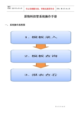 原物料控管系统門店操作手冊