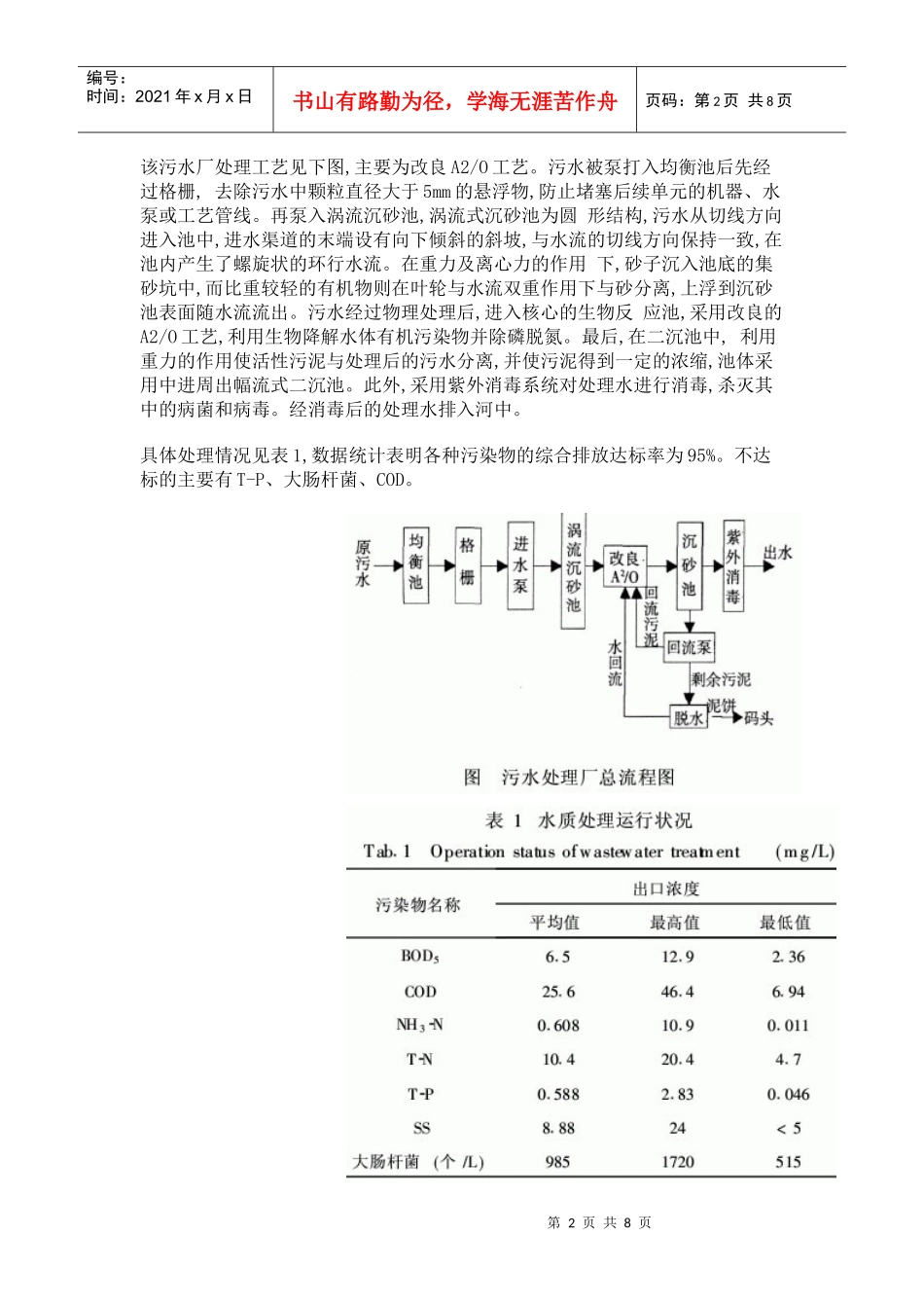 大型城市污水处理厂的清洁工艺分析_第2页