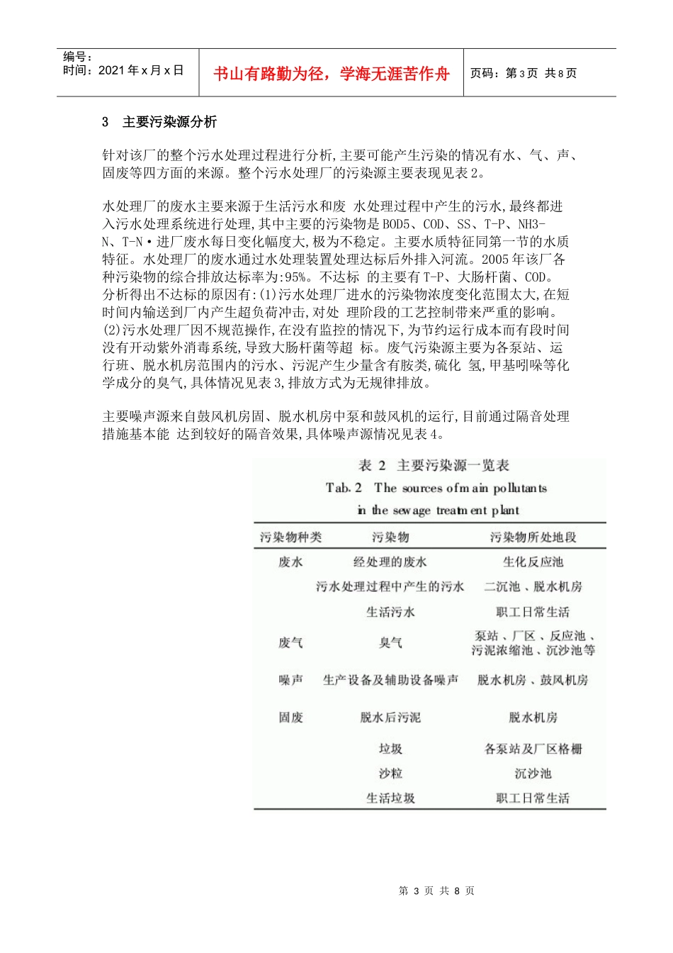 大型城市污水处理厂的清洁工艺分析_第3页