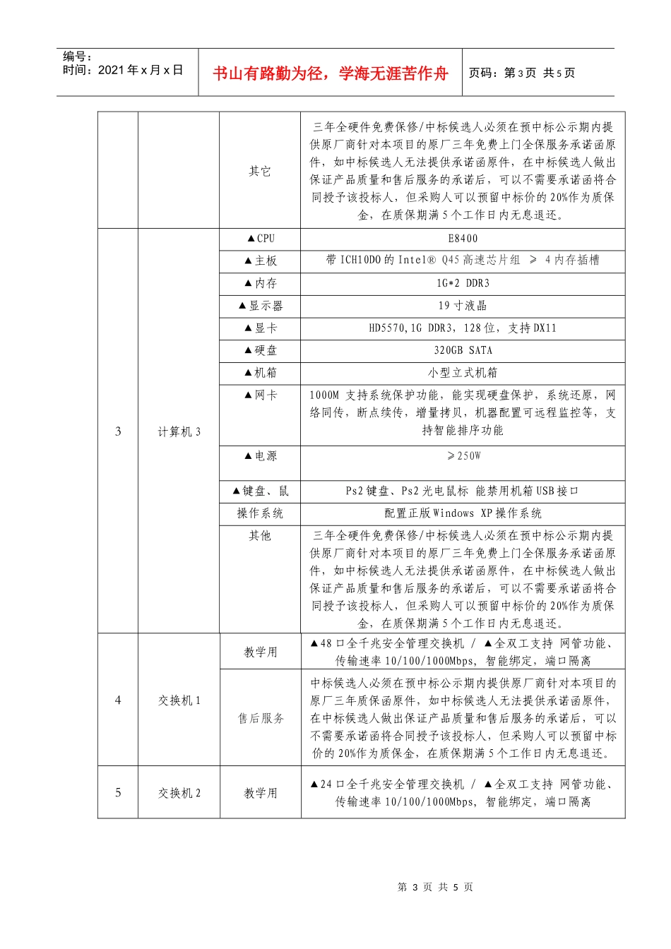 丽水职业技术学院计算机设备_第3页