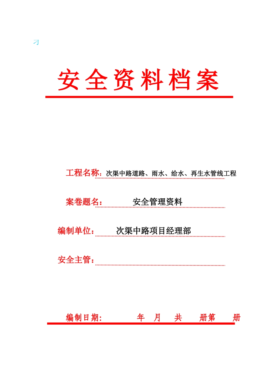 安全管理资料-安全组织体系_第1页