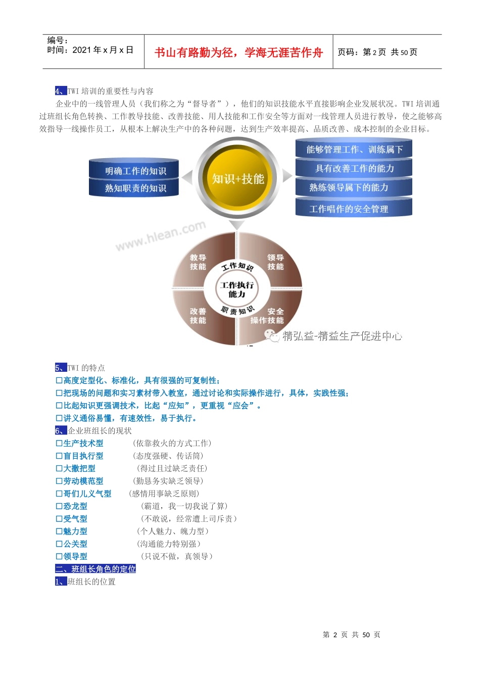 TWI现场管理者能力提升_第2页