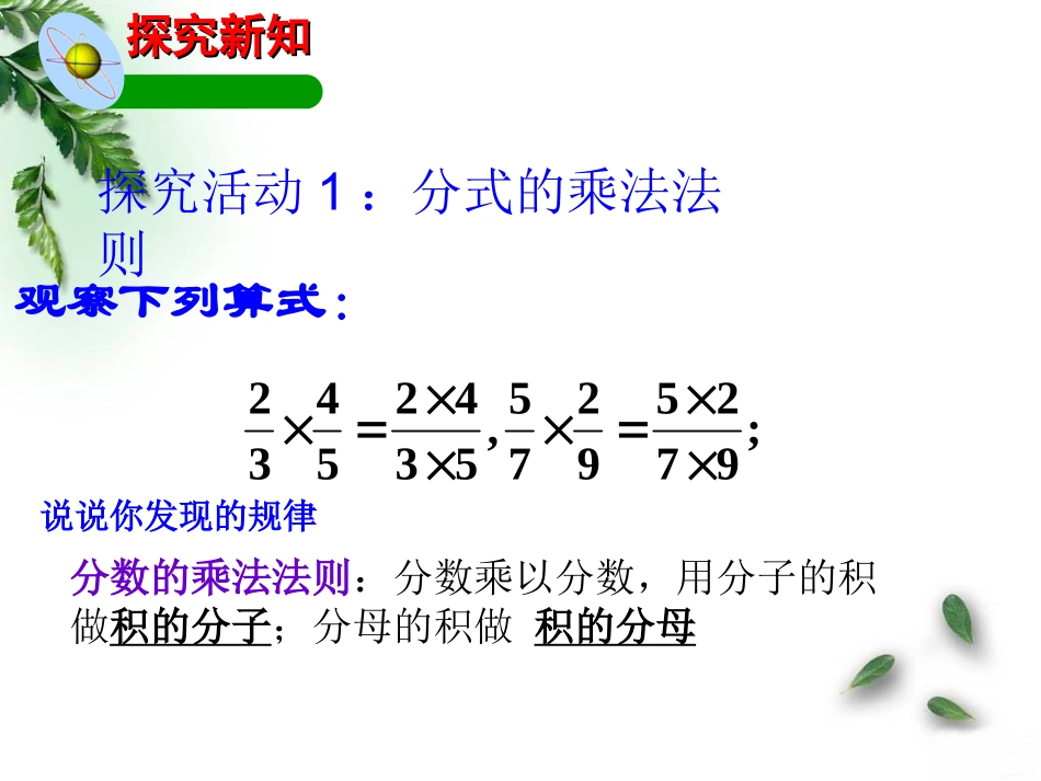 《分式的乘除法》佛山惠景中学陈嘉峰_第2页