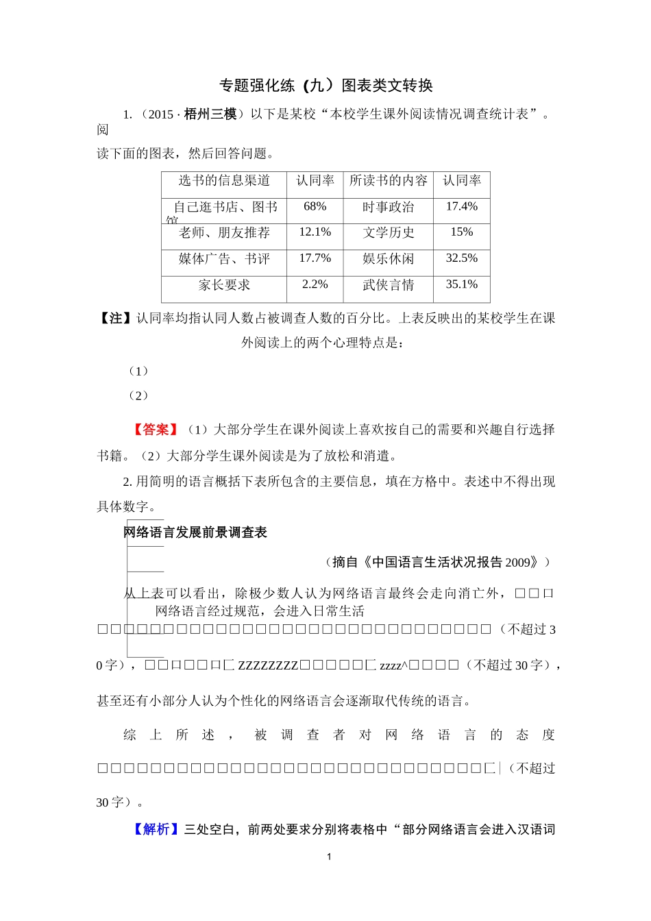 图文转换练习含答案_第1页
