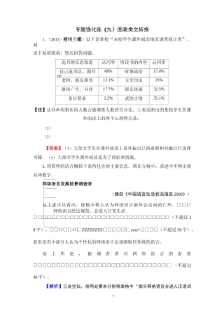图文转换练习含答案