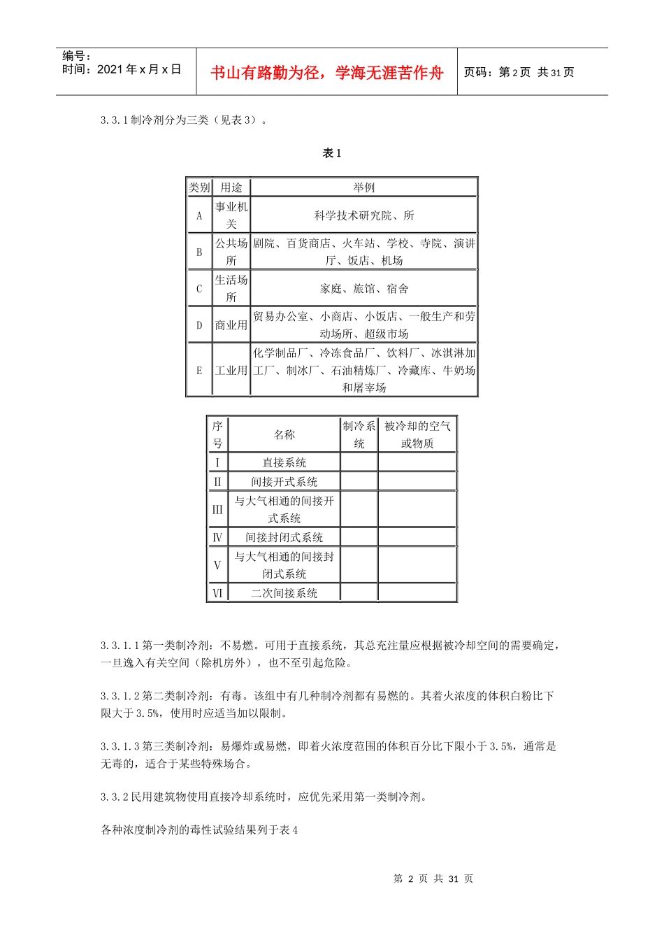 GB 9237--88冷设备通用技术规范_第2页