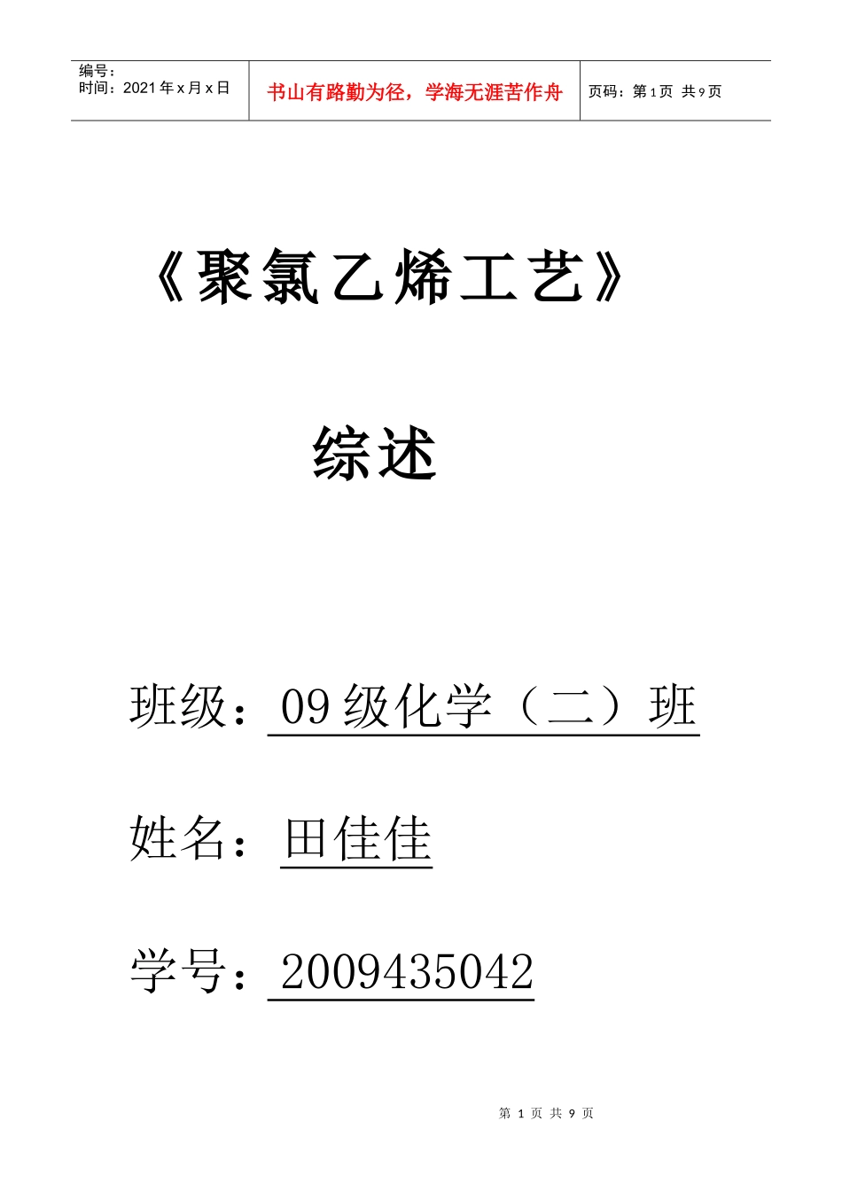 聚氯乙烯工艺综述_第1页