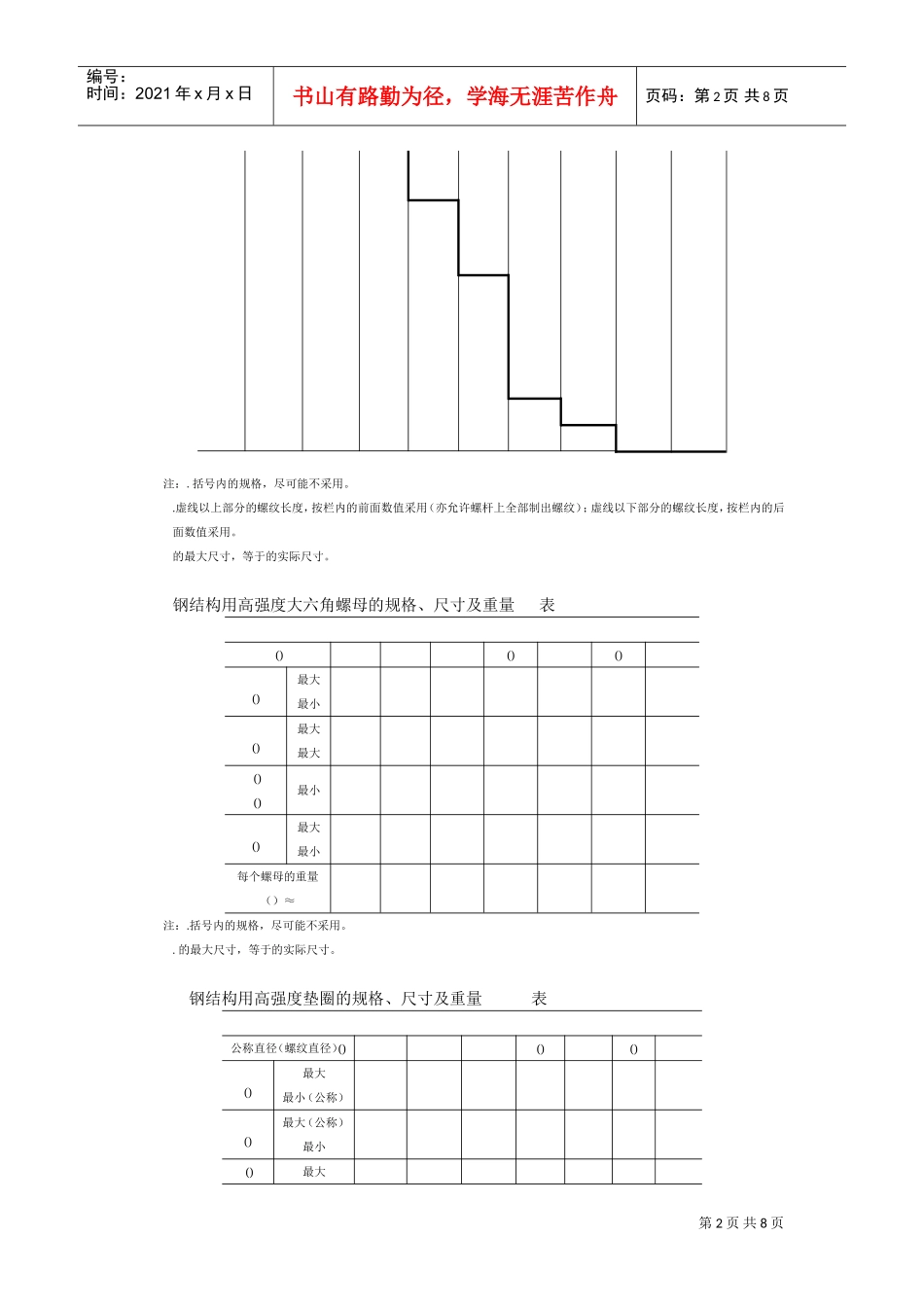 大六角高强度螺栓连接工艺标准(DOC8页)_第2页