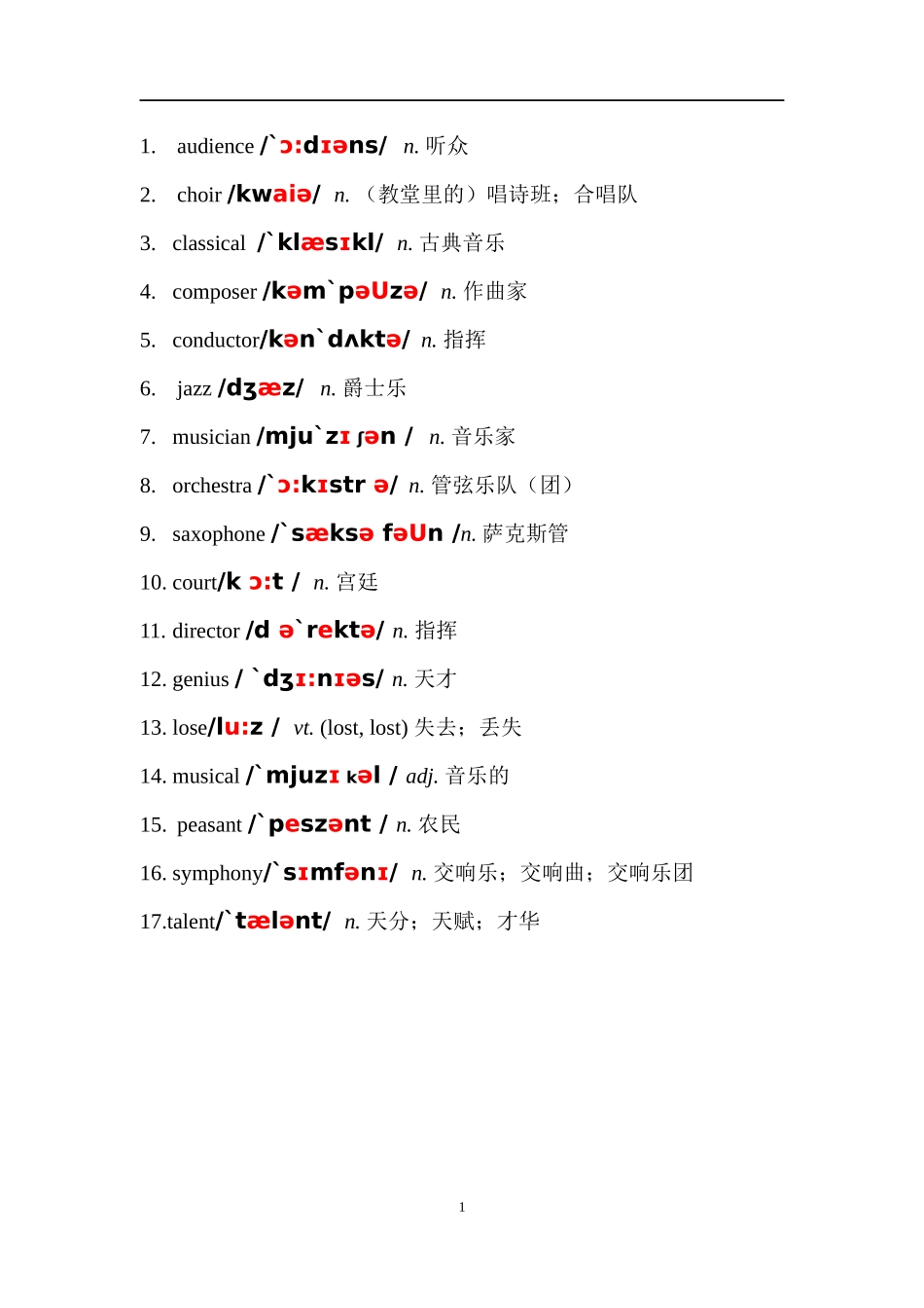 高中词汇记忆_第1页