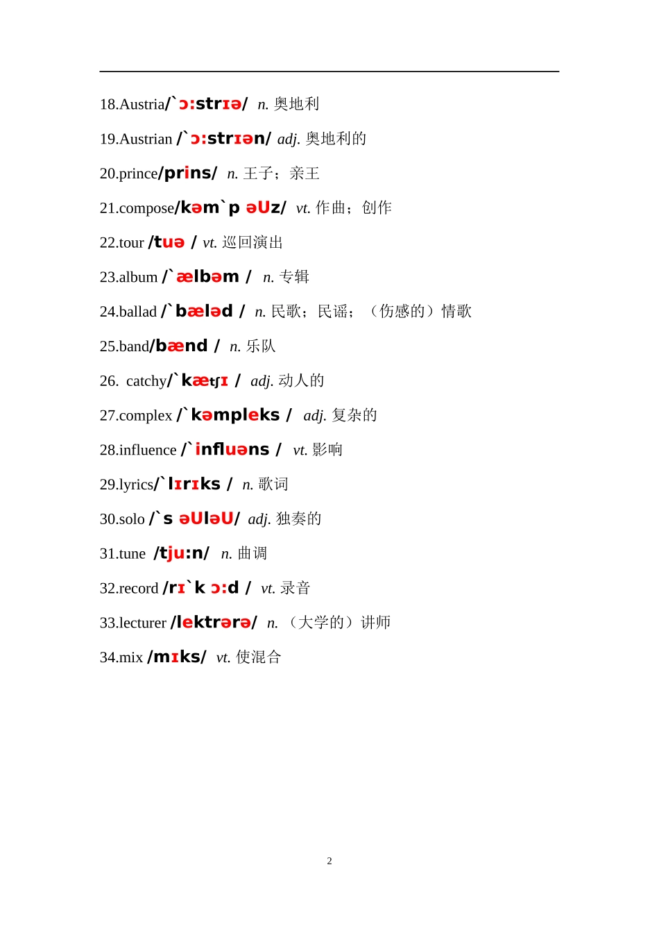 高中词汇记忆_第2页