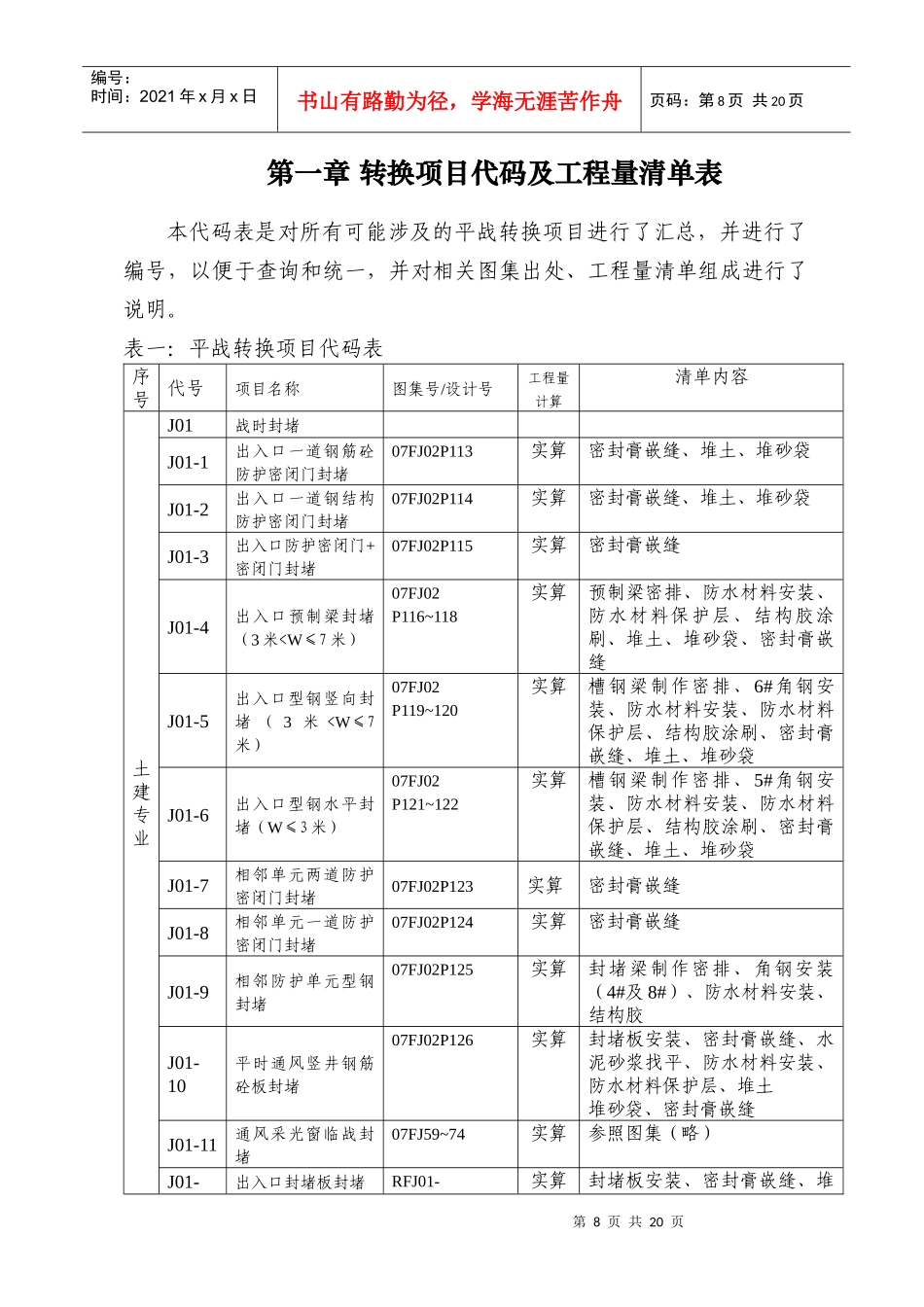 人防工程平战转换通用技术要求_第2页
