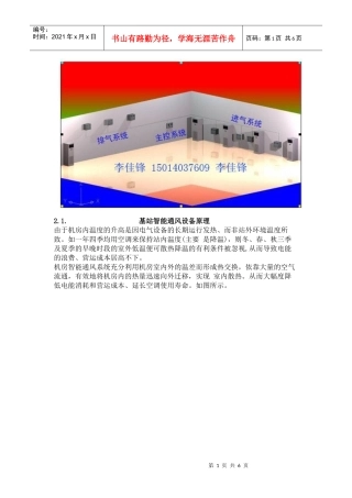 基站智能通风设备