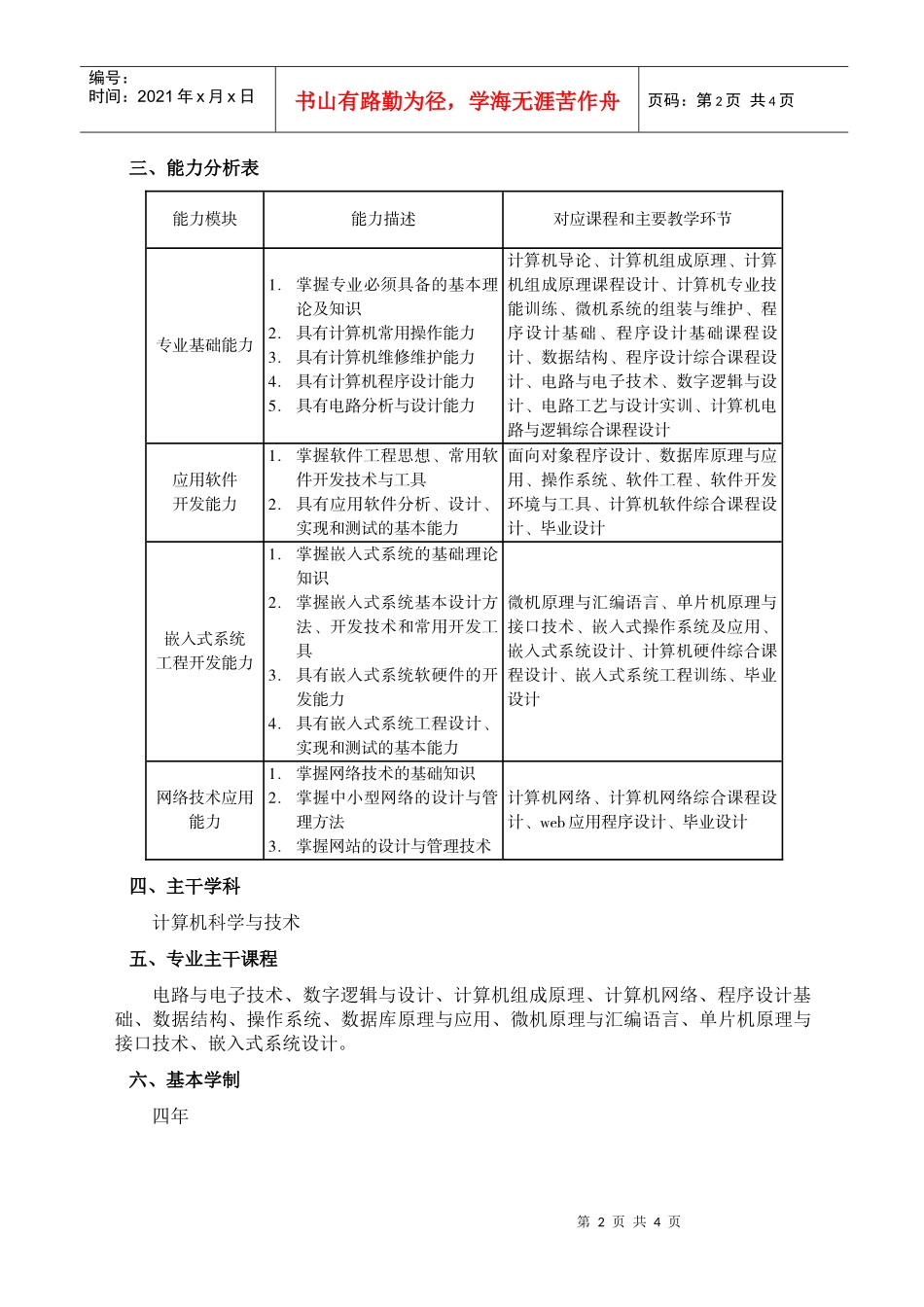 计算机科学与技术专业(计算机工程方向)_第2页